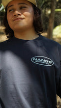 Load image into Gallery viewer, Nano&#39;s Navy oval t-shirt

