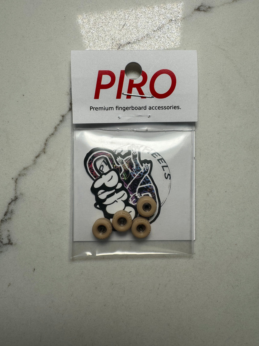 PIRO performance fingerboard wheels.