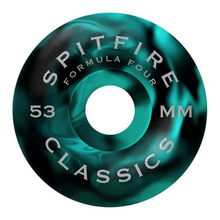 Load image into Gallery viewer, SPITFIRE F4 99 FLORAL CLASSIC TEAL / BLACK SWIRL 53mm
