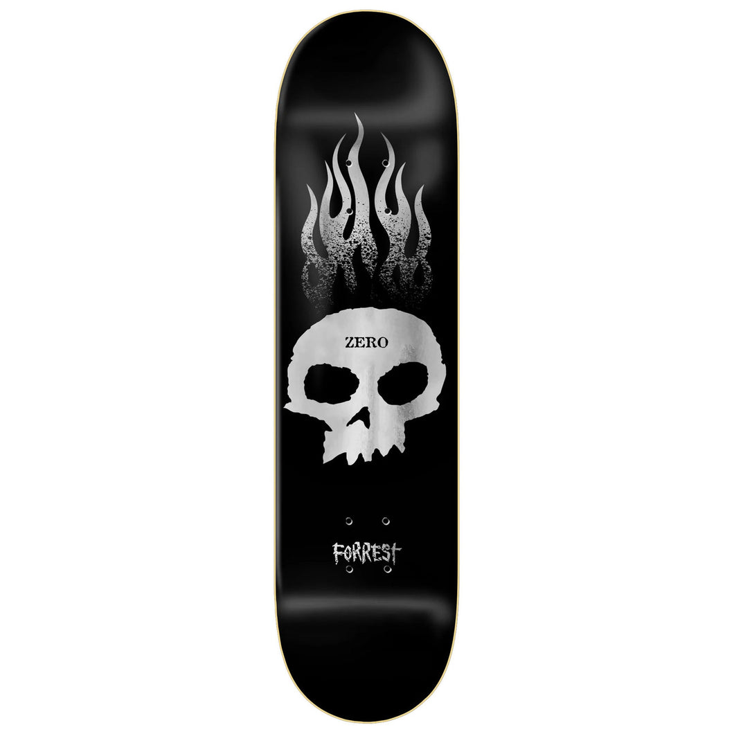 ZERO FORREST EDWARDS FLAMING SKULL DECK 8.37