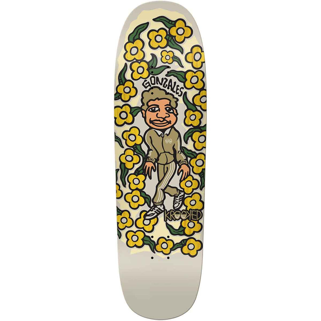 KROOKED GONZ SWEATPANTS SHAPED DECK 9.25