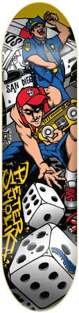 SHORTY'S SMOLIK DICE DECK 8.125