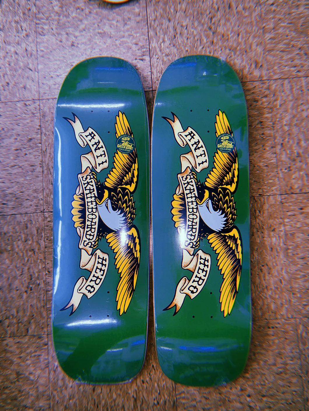 Anti-hero 9.56 shaped eagle deck